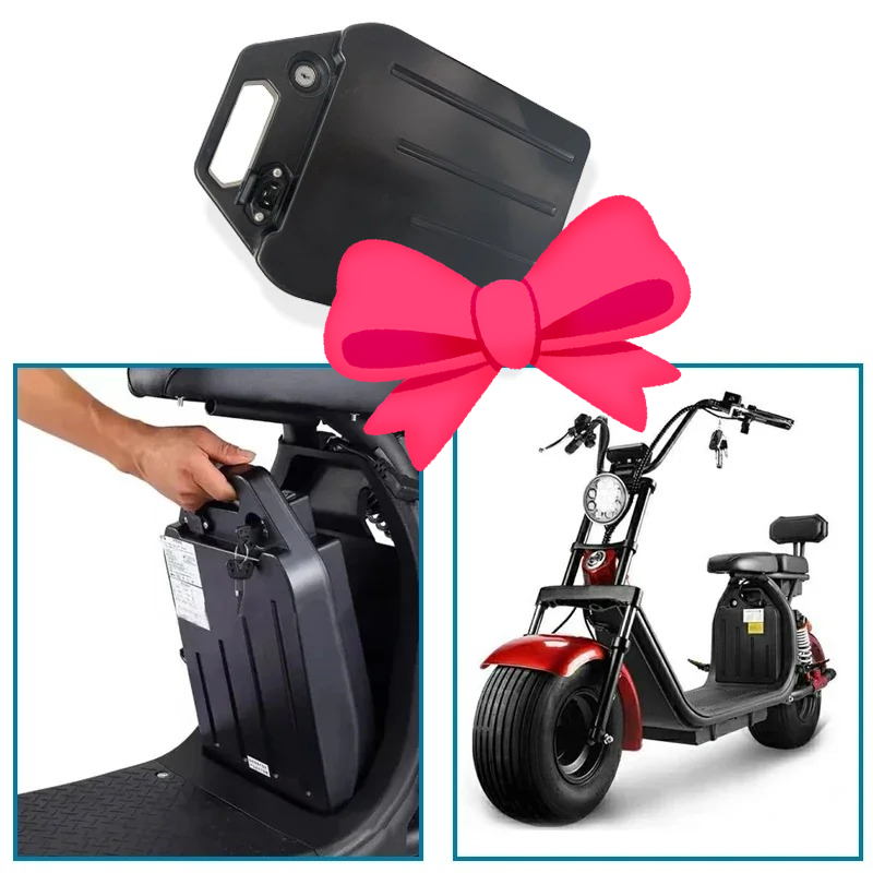 60V 30Ah Electric Scooter Battery - Li-ion batterijpakket 2000W voor Harley tweewielige