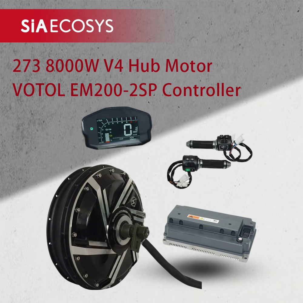 Qs273 Hub Motor 8000W 72V - QSMOTOR QS273 8000W High-Speed Spaaknaafmotor V4