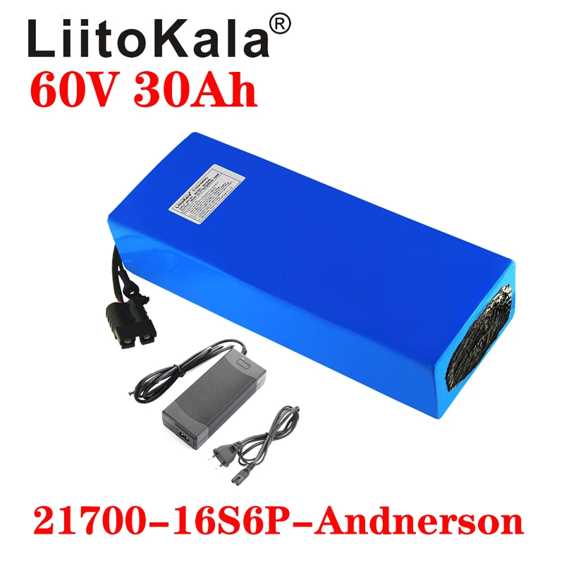 60V 30Ah Electric Scooter Battery - Liitokala 60V 30ah 16S 6P Elektrische