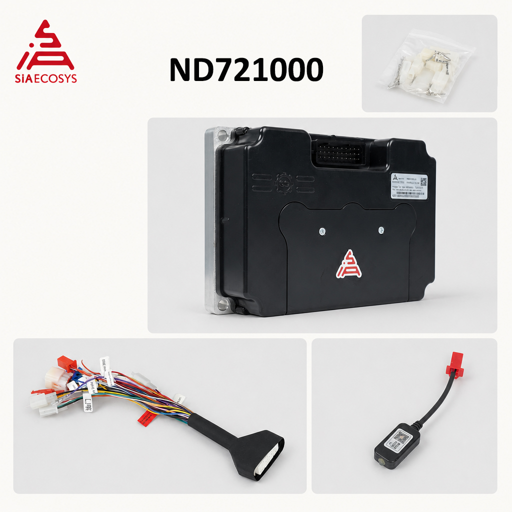Fardriver Controller 72V 500A - FARDRIVER ND721000 72V 500A programmeerbare sinusgolfcontroller,