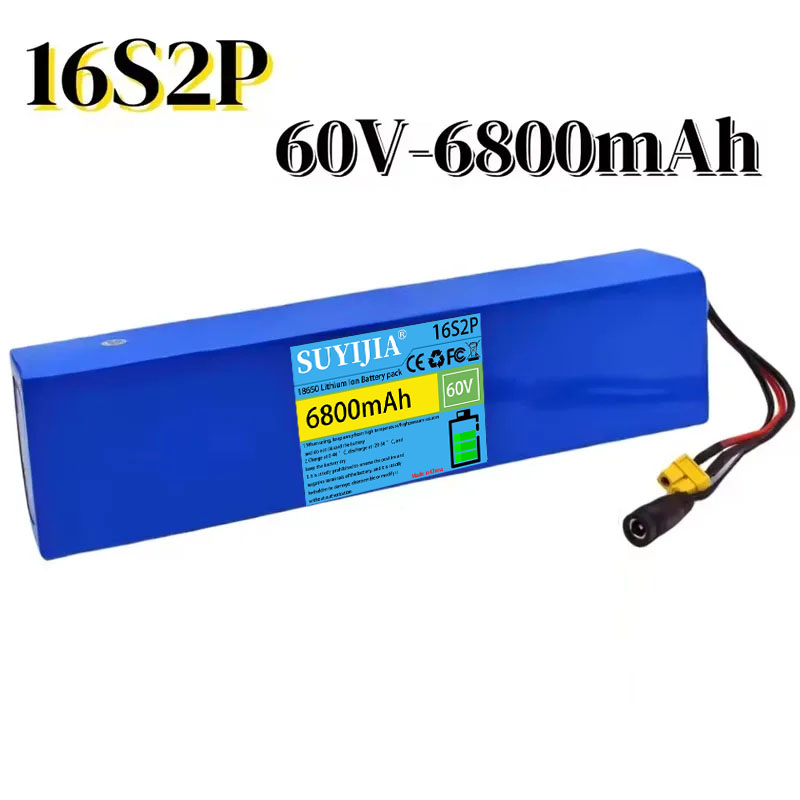 16S2P lithiumbatterijpakket, 6 - 60V 30Ah Electric Scooter Battery recensie en prijs