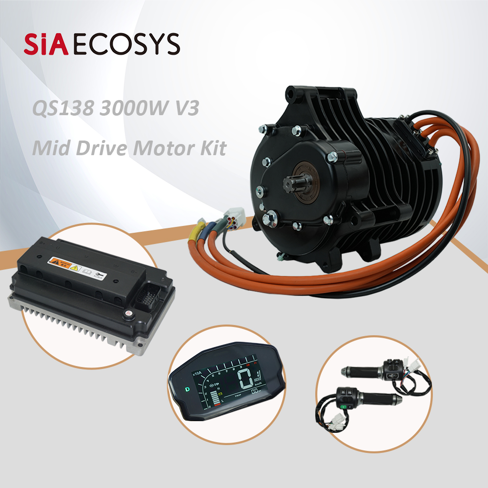 QSMotor QS138 3000W V3 70H 550 - Mid Drive Motor Kit 72V 3000W recensie en prijs