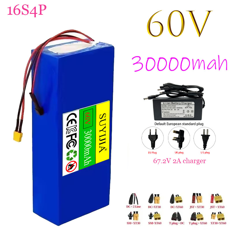 Lithium-ion batterij 60V 100Ah - 60V 30Ah Electric Scooter Battery recensie en prijs