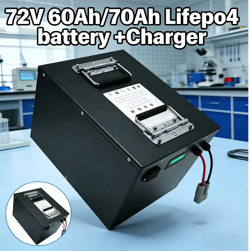 Zware 72V LiFePO4-batterij – 6 - 72V 60Ah Lifepo4 Battery Pack recensie en prijs