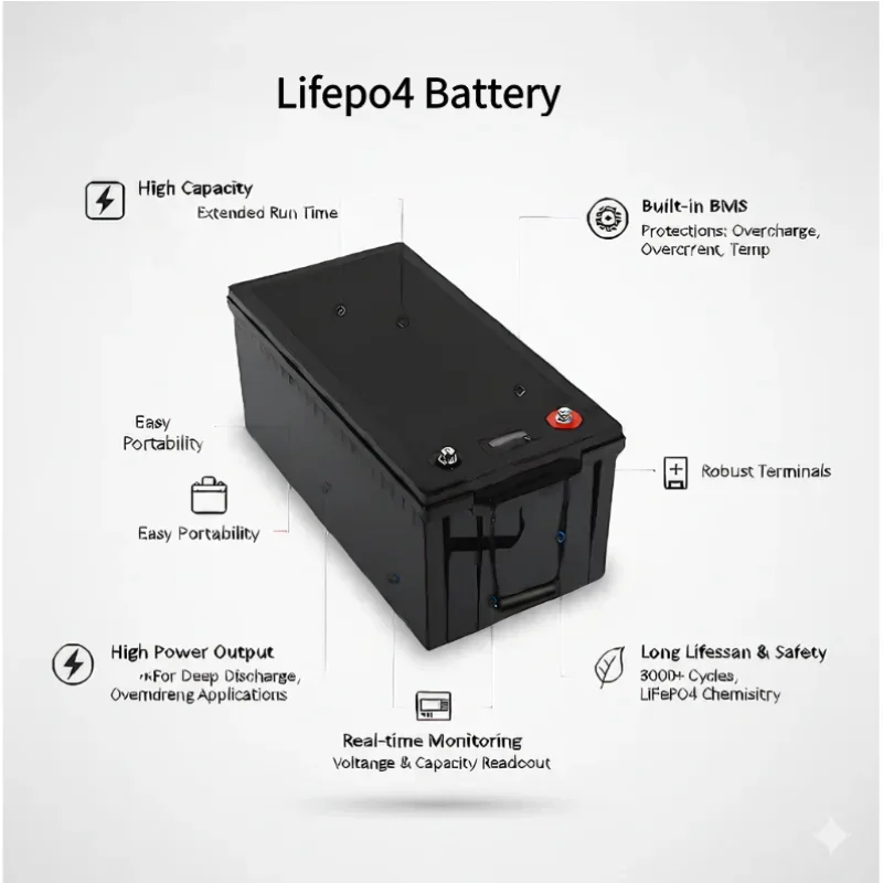48V LiFePO4-batterijpakket 50/ - 72V 60Ah Lifepo4 Battery Pack recensie en prijs